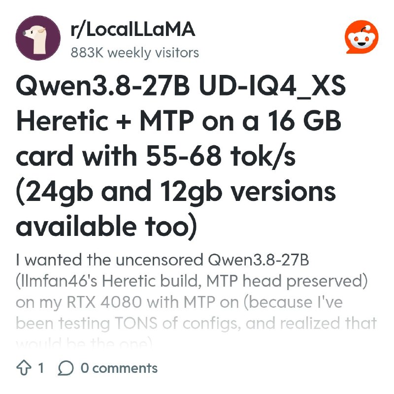 From the LocalLLaMA community on Reddit