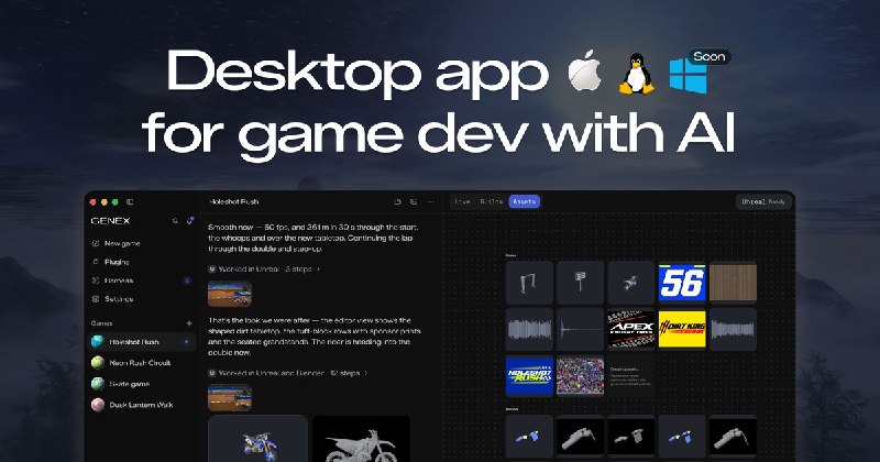 Desktop app built for game dev with AI