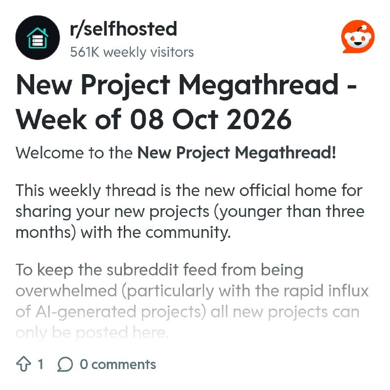From the selfhosted community on Reddit