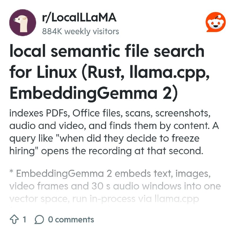 From the LocalLLaMA community on Reddit