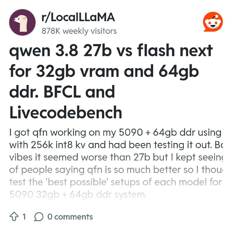From the LocalLLaMA community on Reddit