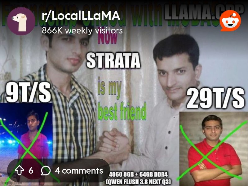 From the LocalLLaMA community on Reddit: yes