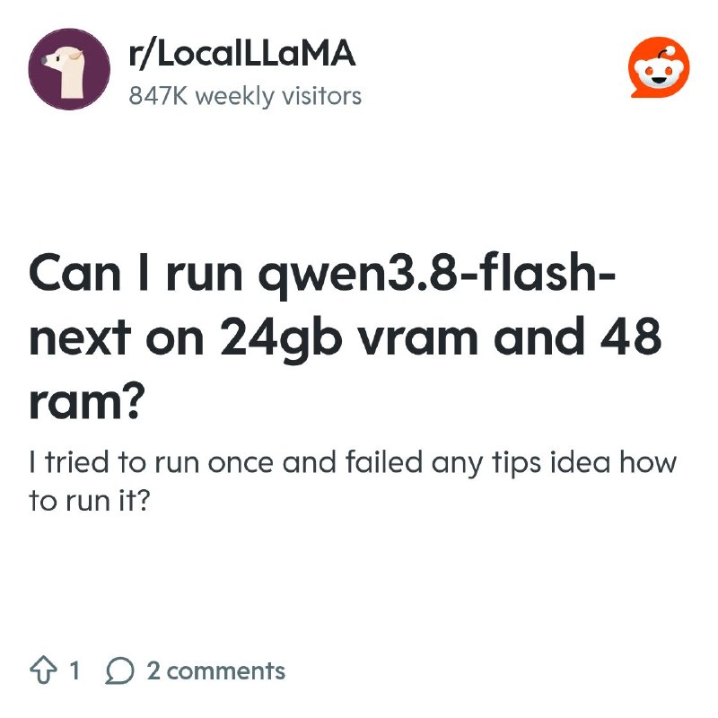From the LocalLLaMA community on Reddit