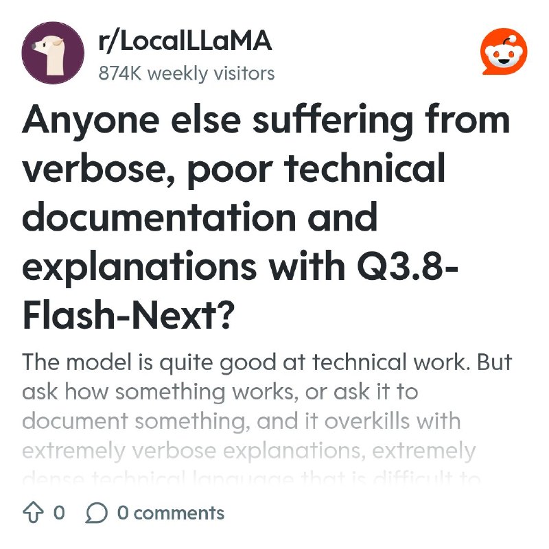 From the LocalLLaMA community on Reddit
