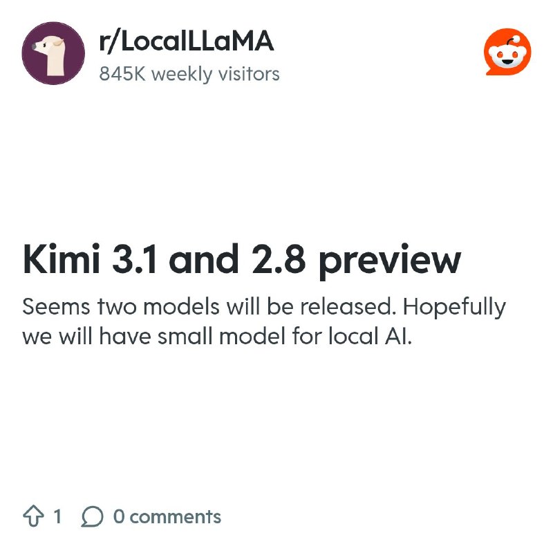 From the LocalLLaMA community on Reddit