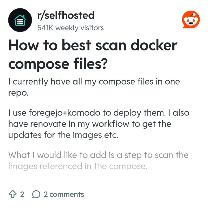 From the selfhosted community on Reddit