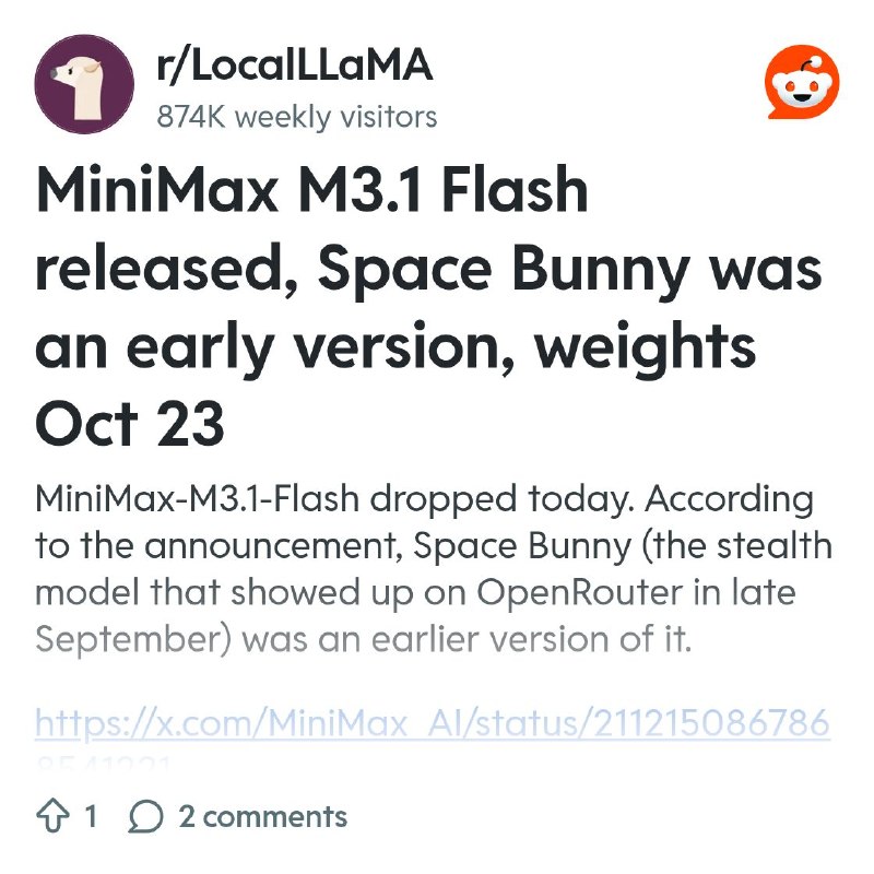 From the LocalLLaMA community on Reddit