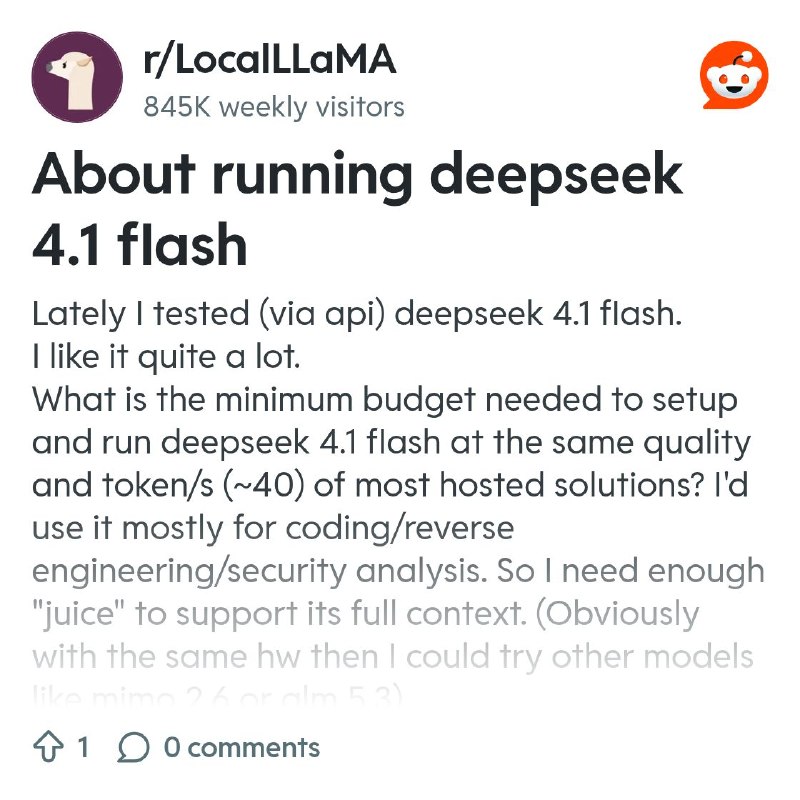 From the LocalLLaMA community on Reddit