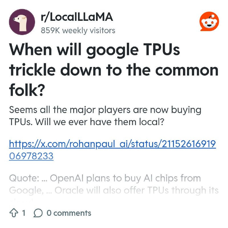 From the LocalLLaMA community on Reddit