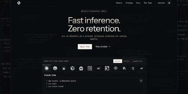 Zro: Fast inference. Zero retention.  | Product Hunt