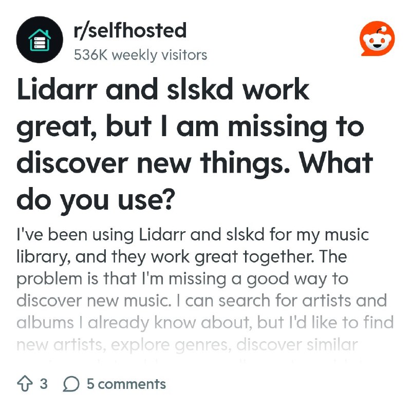 From the selfhosted community on Reddit