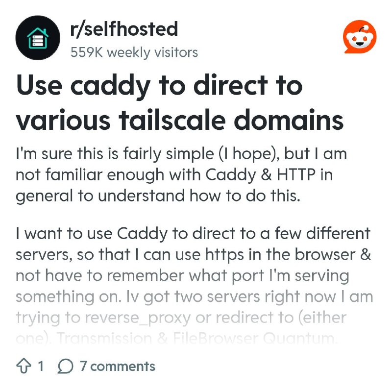 From the selfhosted community on Reddit