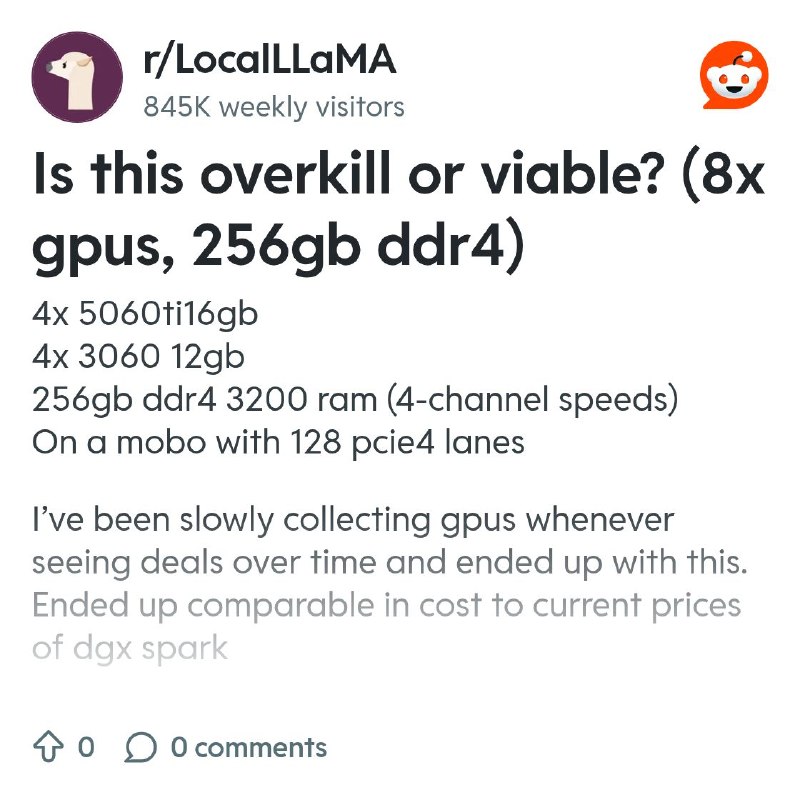From the LocalLLaMA community on Reddit