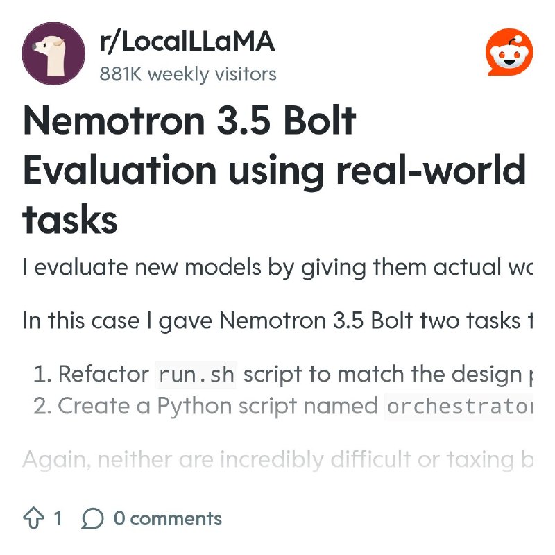 From the LocalLLaMA community on Reddit
