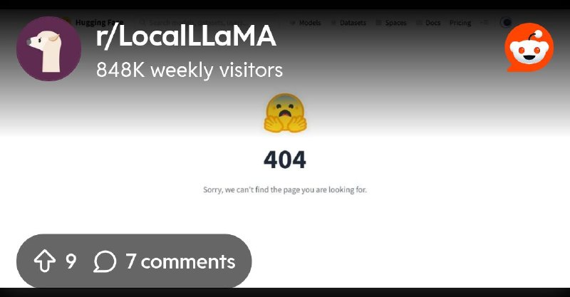 From the LocalLLaMA community on Reddit: Models disappearing from Huggingface