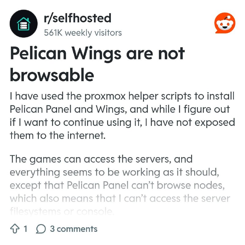 From the selfhosted community on Reddit