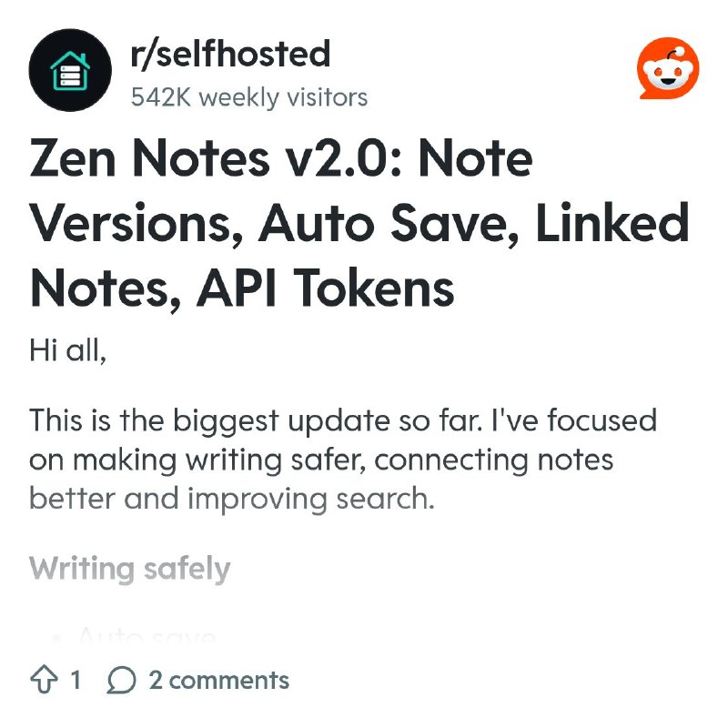 From the selfhosted community on Reddit