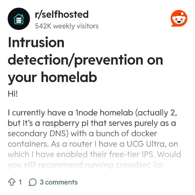 From the selfhosted community on Reddit