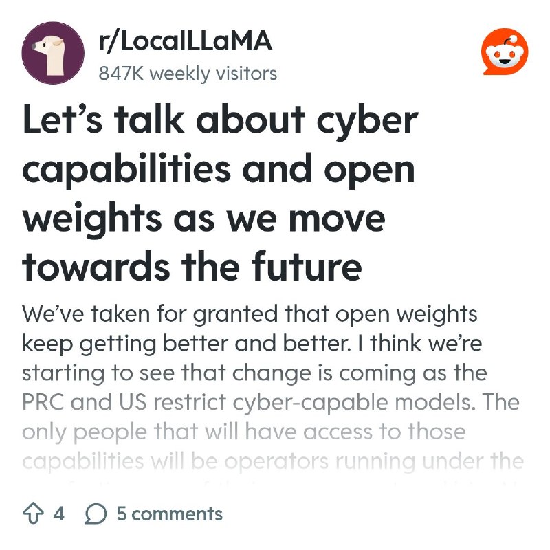 From the LocalLLaMA community on Reddit