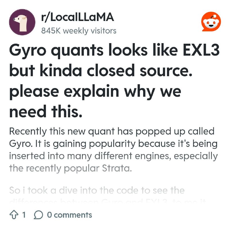 From the LocalLLaMA community on Reddit