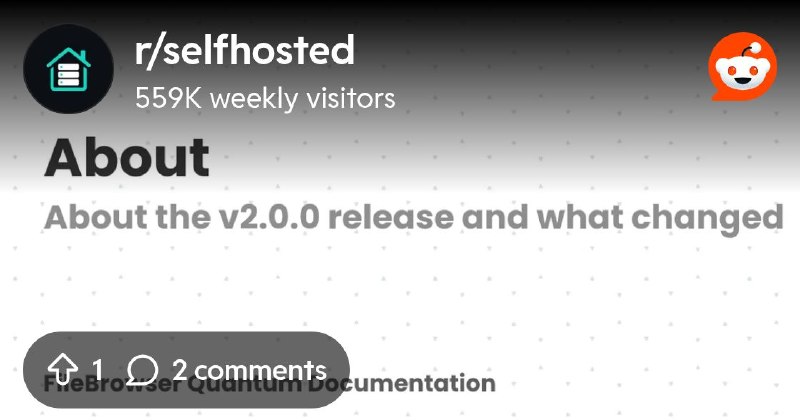 From the selfhosted community on Reddit: Filebrowser Quantum v2.0.0-stable release is ready!
