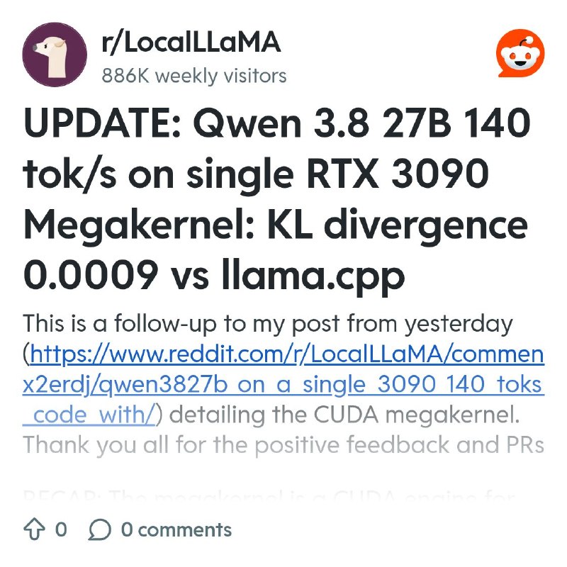 From the LocalLLaMA community on Reddit