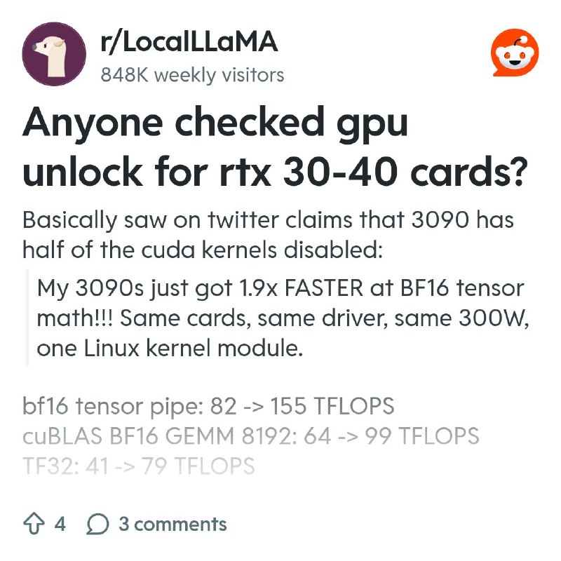 From the LocalLLaMA community on Reddit