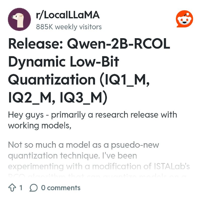 From the LocalLLaMA community on Reddit