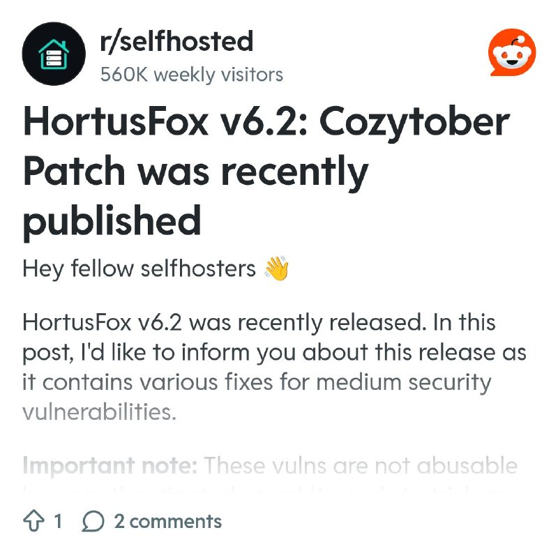 From the selfhosted community on Reddit