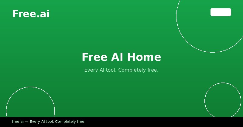 Free AI: Chat, Image, Video and Code | Free.ai