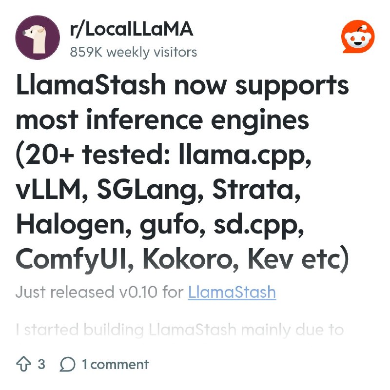 From the LocalLLaMA community on Reddit