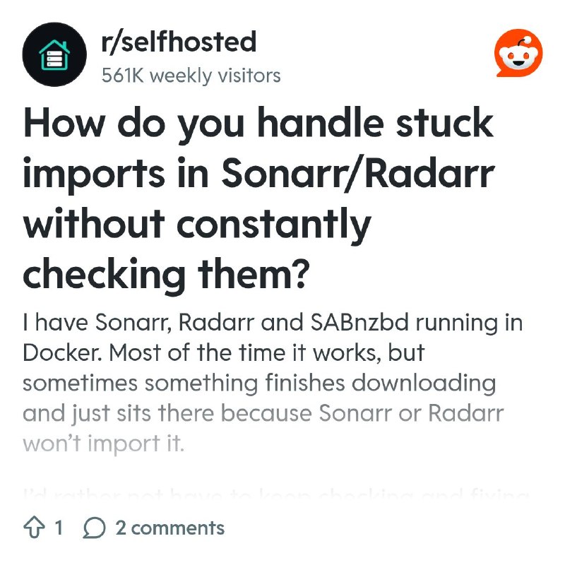 From the selfhosted community on Reddit