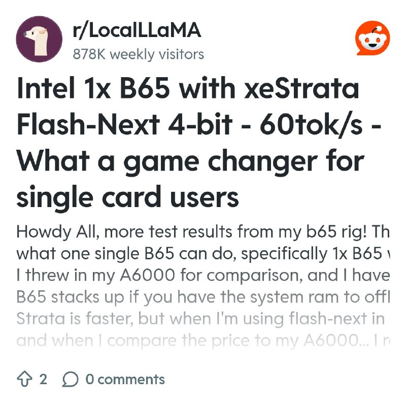 From the LocalLLaMA community on Reddit