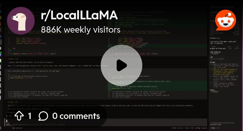 From the LocalLLaMA community on Reddit: vllm-ascend updates (GLM5.3-flash) on dual 310p Ascend cards