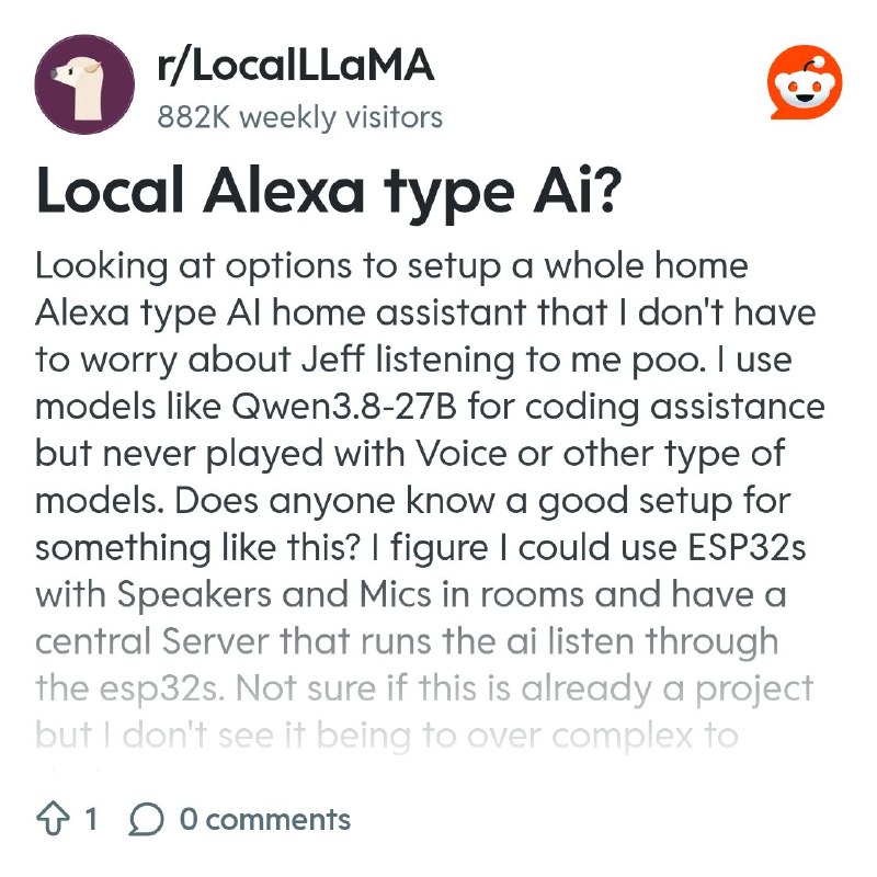 From the LocalLLaMA community on Reddit