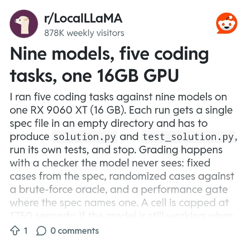 From the LocalLLaMA community on Reddit