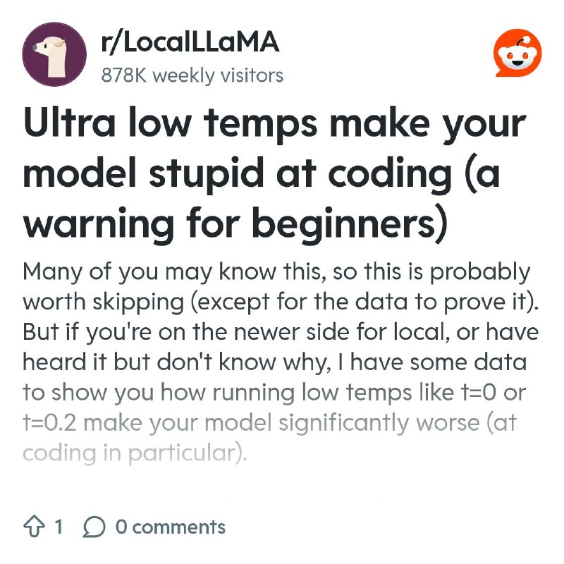 From the LocalLLaMA community on Reddit