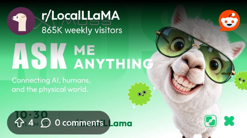 From the LocalLLaMA community on Reddit: AMA Announcement: MOSS, the Team Behind MOSS-Image, MOSS-TTS, and More (Friday, Oct 30…