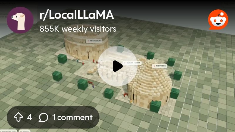 From the LocalLLaMA community on Reddit: Update: My 4B coding model is getting better at generating 3D scenes