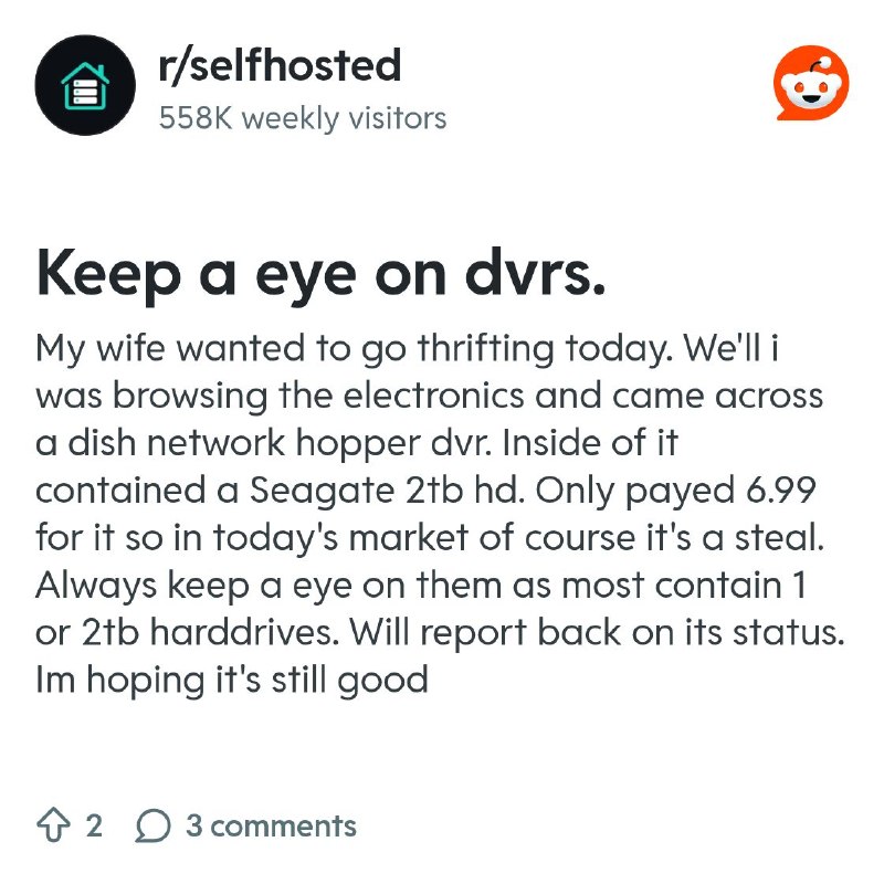 From the selfhosted community on Reddit