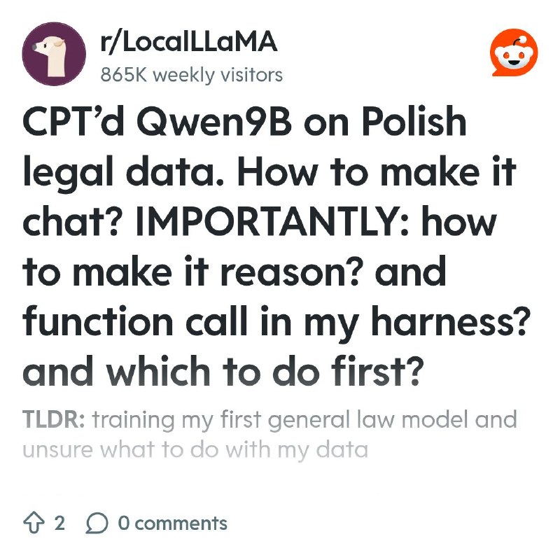 From the LocalLLaMA community on Reddit