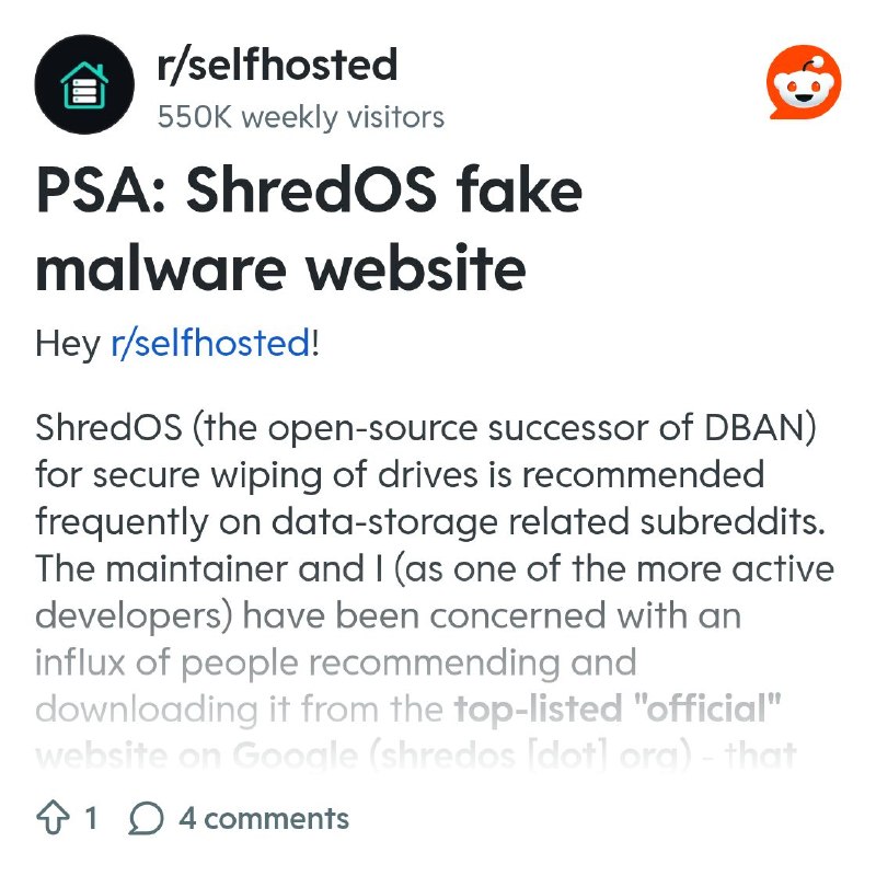 From the selfhosted community on Reddit