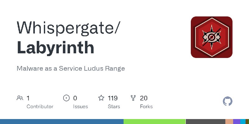 GitHub - Whispergate/Labyrinth: Malware as a Service Ludus Range