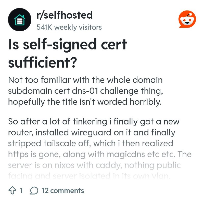 From the selfhosted community on Reddit