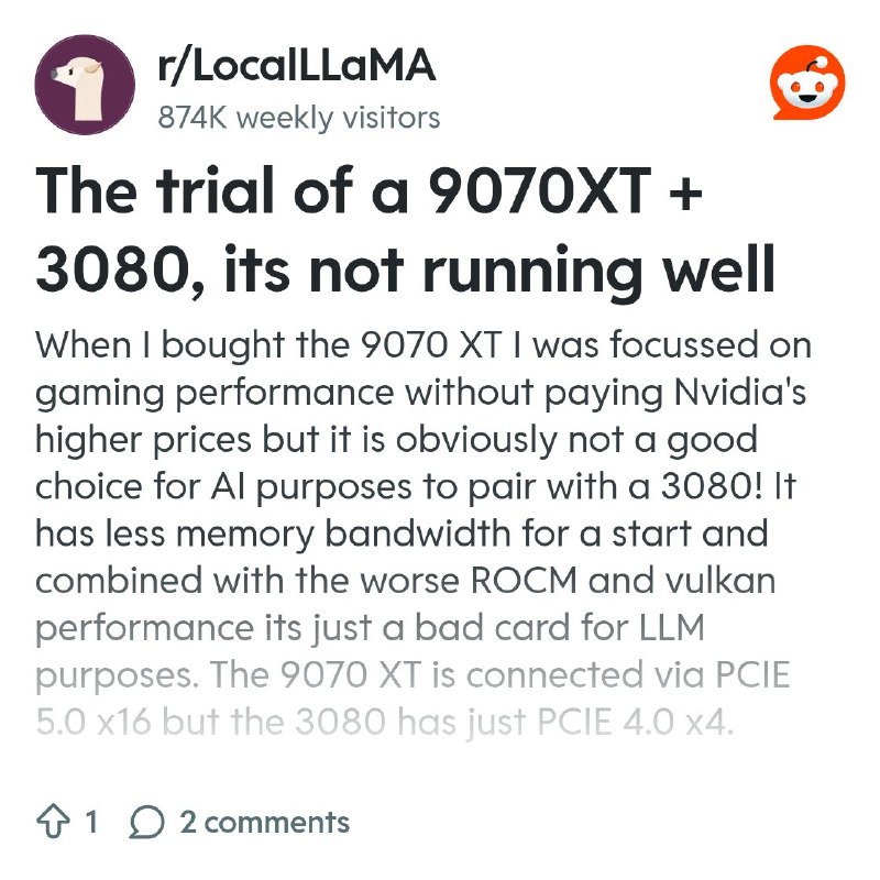 From the LocalLLaMA community on Reddit