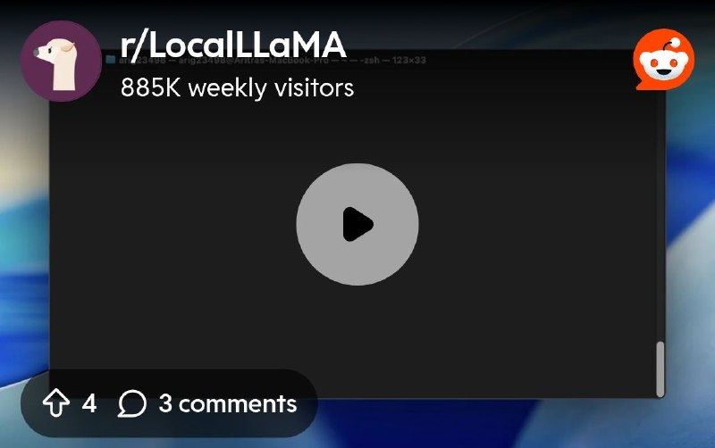 From the LocalLLaMA community on Reddit: chat with llm model with zero setup!