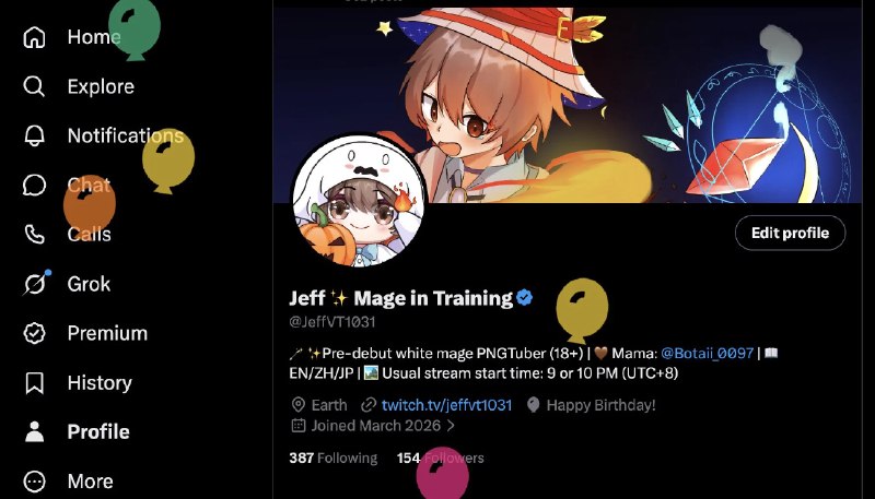 Jeff ✨ Mage in Training (@JeffVT1031) on X