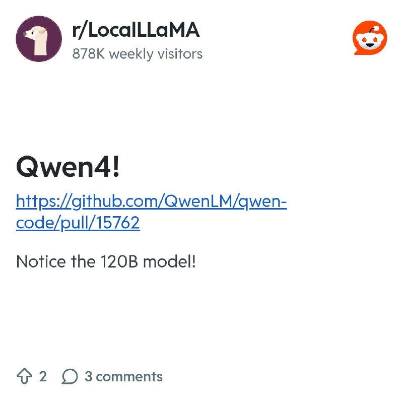 From the LocalLLaMA community on Reddit