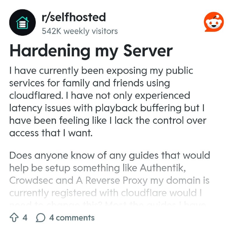 From the selfhosted community on Reddit