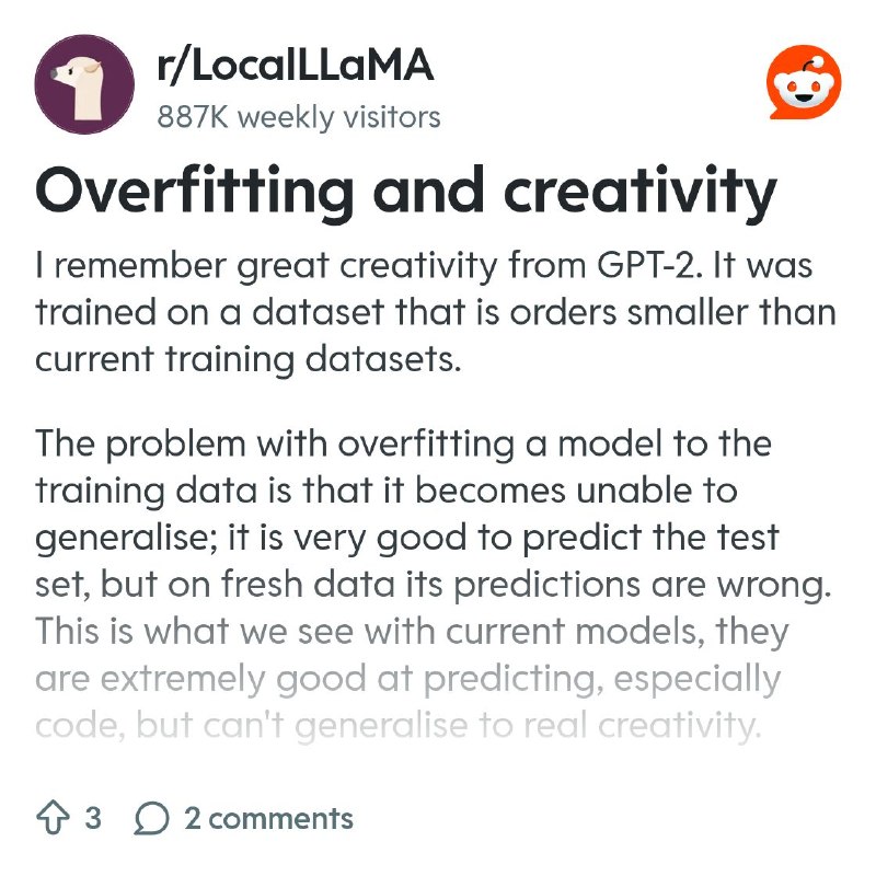 From the LocalLLaMA community on Reddit